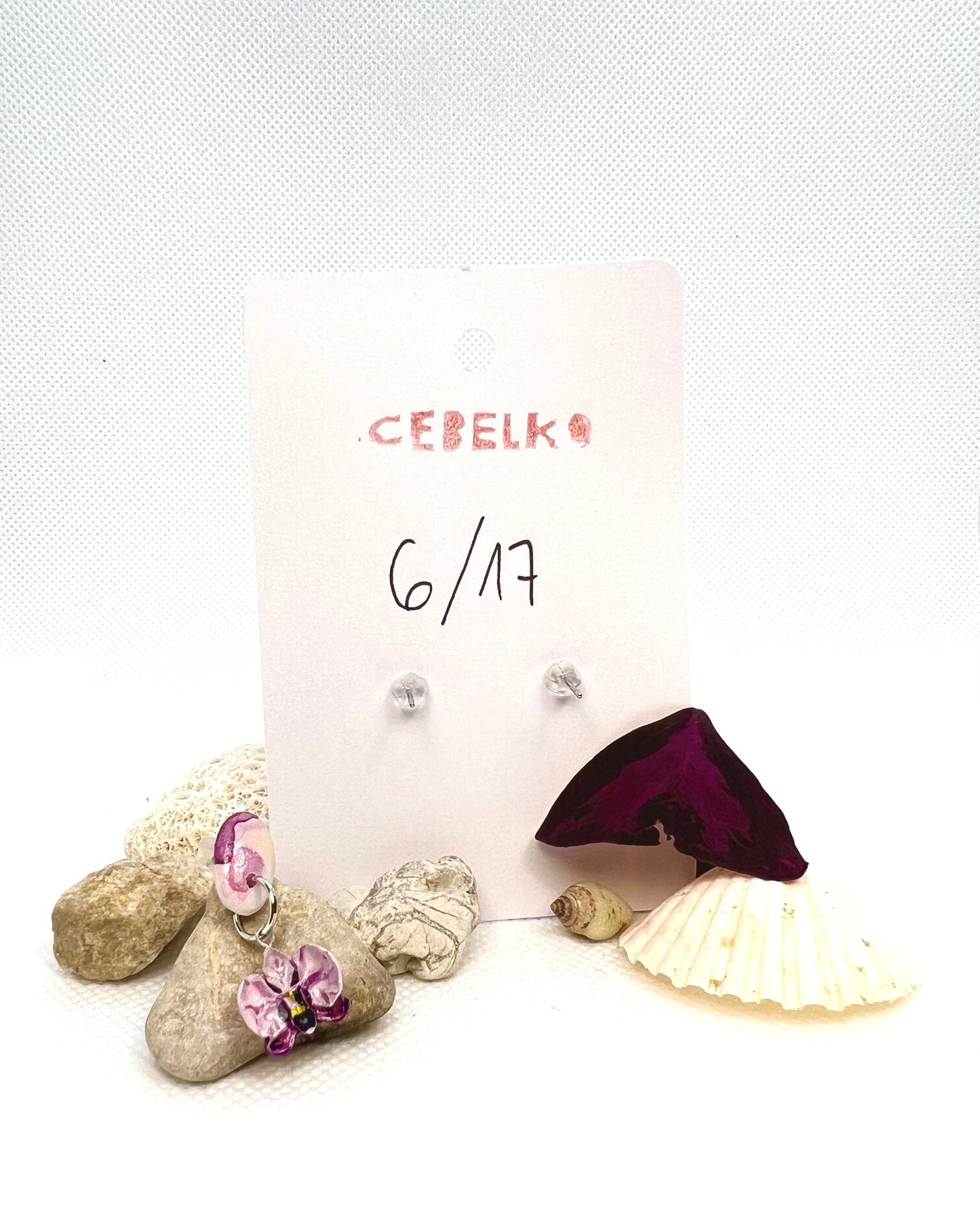 Symphony Purple Orchid Earrings