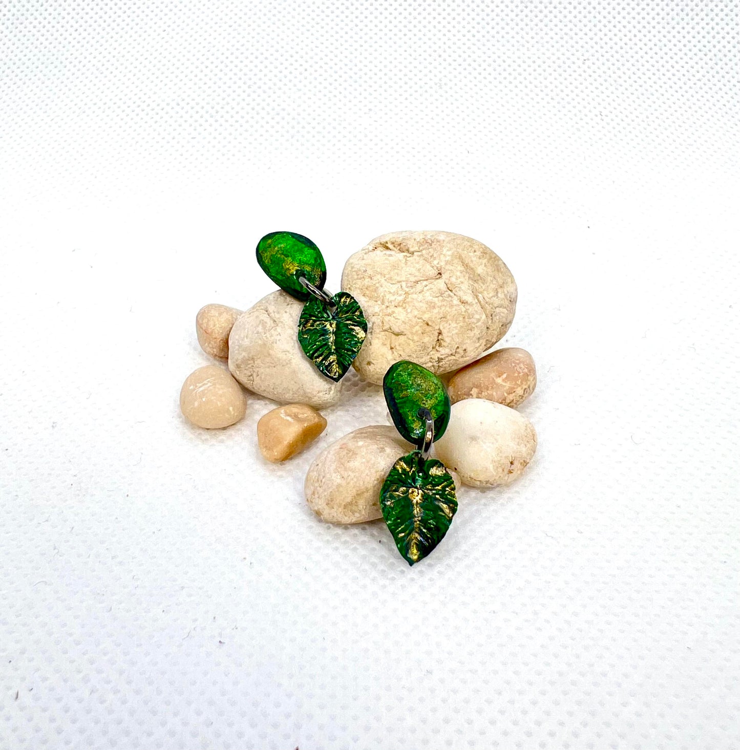 Philodendron Leaf Earrings