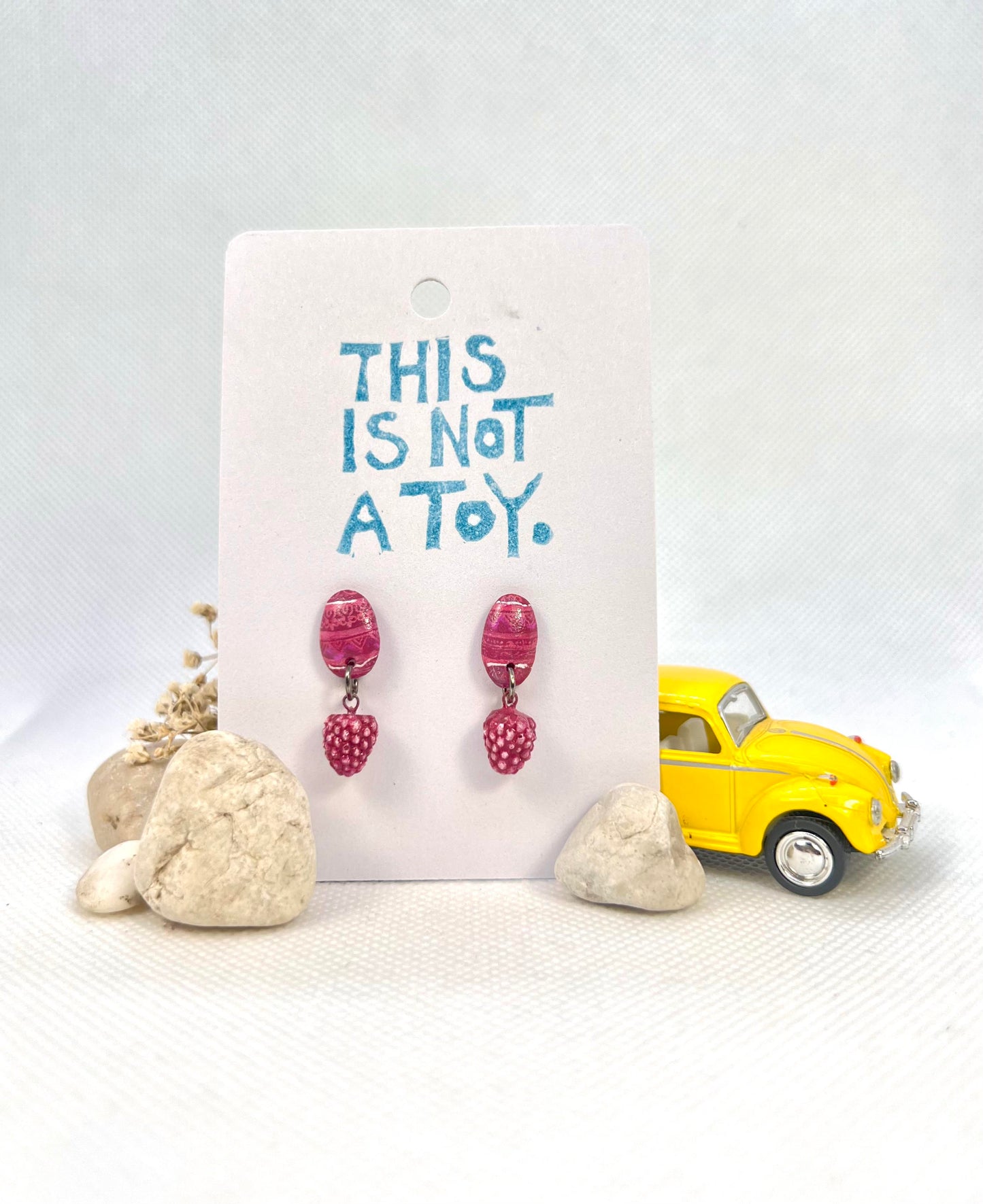 Summer Raspberry Earrings
